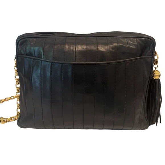 Rare Chanel CC Tassel Camera Bag With Bijoux Gold Plated Strap - Picture 3 of 13